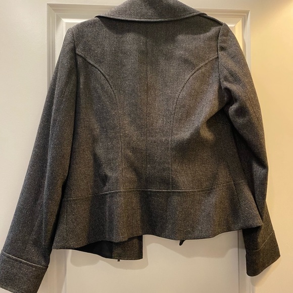 Halogen Gray Moto Wool Jacket - Picture 5 of 8